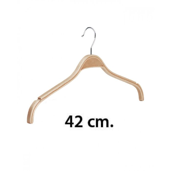 Eksklusiv Formspendt Konfeksjonskleshenger m/ hakk. B 42 cm.