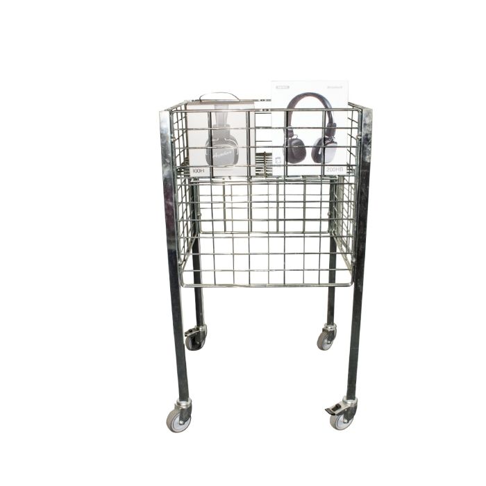 BOXER 1 - Salgskurv galvanisert. 50 x 50 x H 90 cm. Justerbar bunn