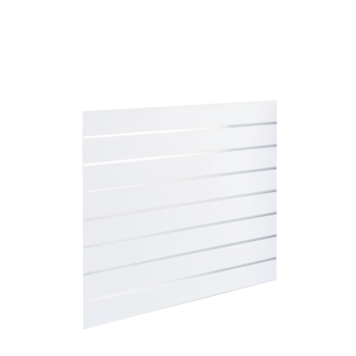 Rillepanel - 120 x 80 cm. - hvit - 10 cm. 1  stk. - Supersett, let tekstur