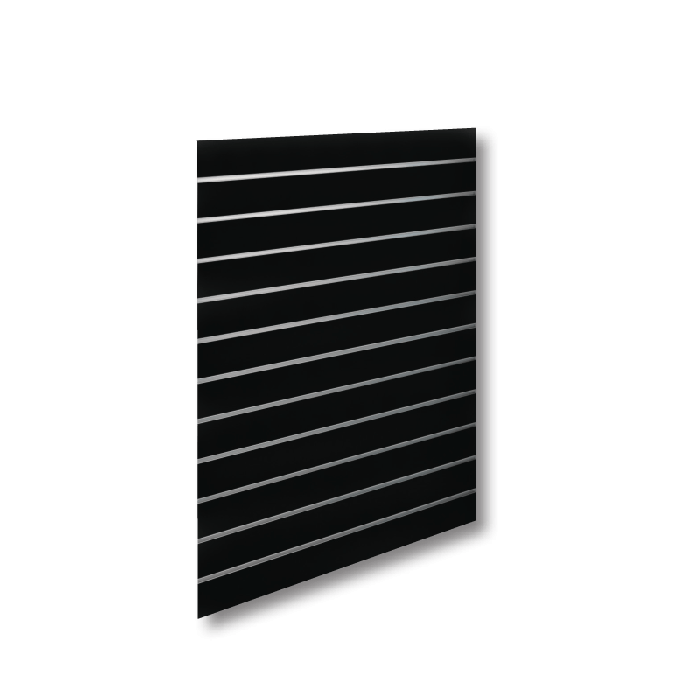 Sorte discount rillepaneler. 
Rillepanel 120 x120 cm. inklusiv alulister.
Rilleafstand 10 cm.

Prisen er pr. 1 stk. rillepanel → 120 x 120 cm.
(min. køb 2 stk.)