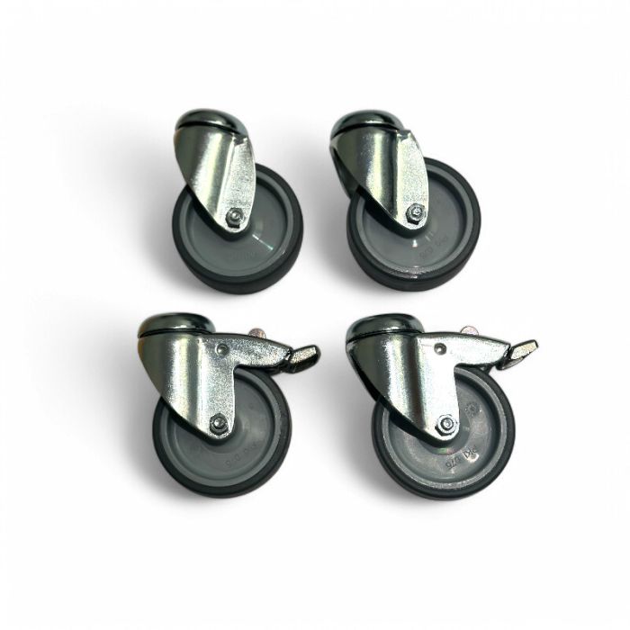 Hjulsett - 75 mm.