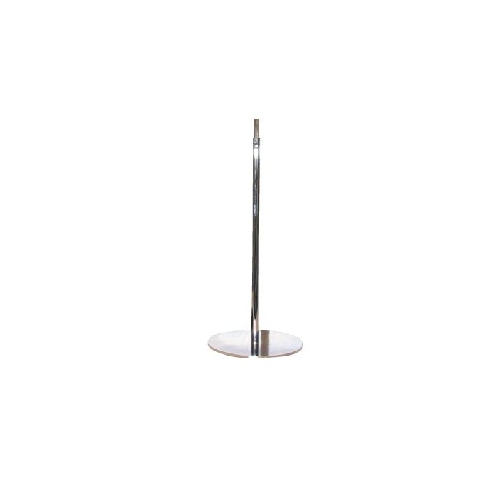 Heltorso - Rund metallfot - Krom