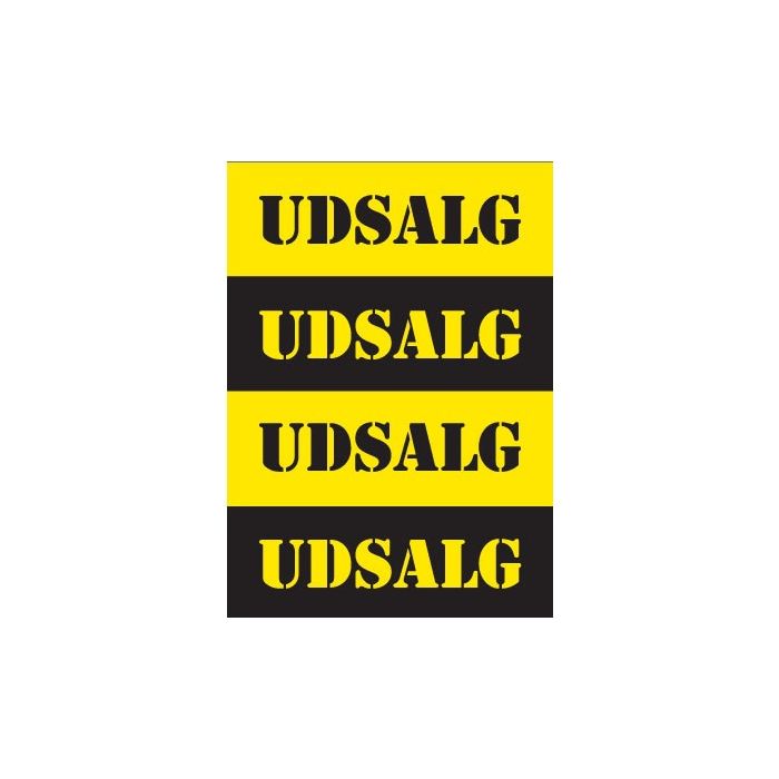 Basic - poster | plakat 50x70 - tekst: UDSALG