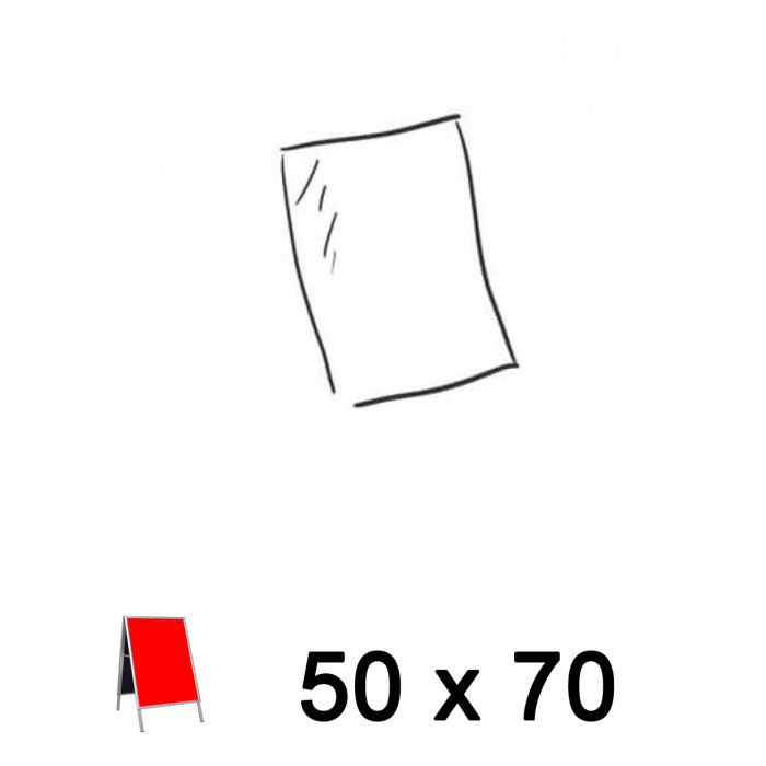 Tilbehør - Plast-plate 50x70