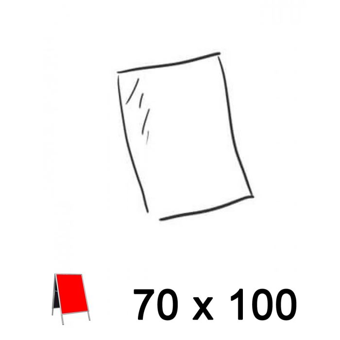 Tilbehør - Plast-plate 70x100