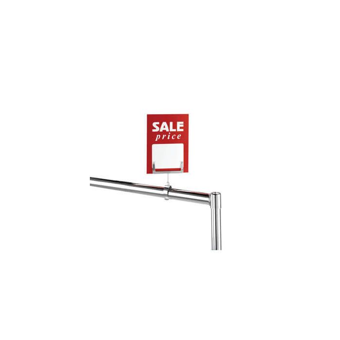 Skilteholder med clips