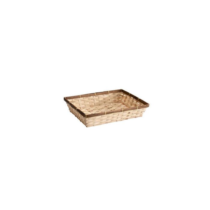 Gavekurv - Naturflet - 32 x 24 xH7 cm.