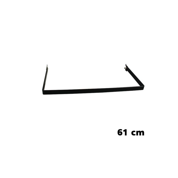 U-bøylestang 61 cm, sort, t/ Super-Skinnen