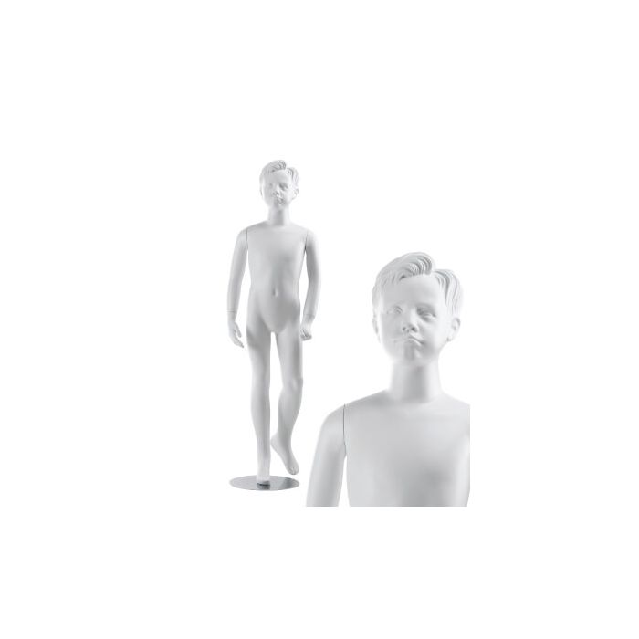 Drenge børnemannequin (9-10 år). Skulptureret hår
