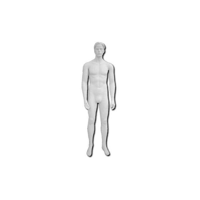 Basic herremannequin med hoved