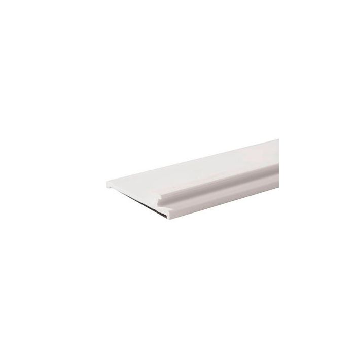 Hylde. Inddeling forkant 1 meter, magnetisk. hvit