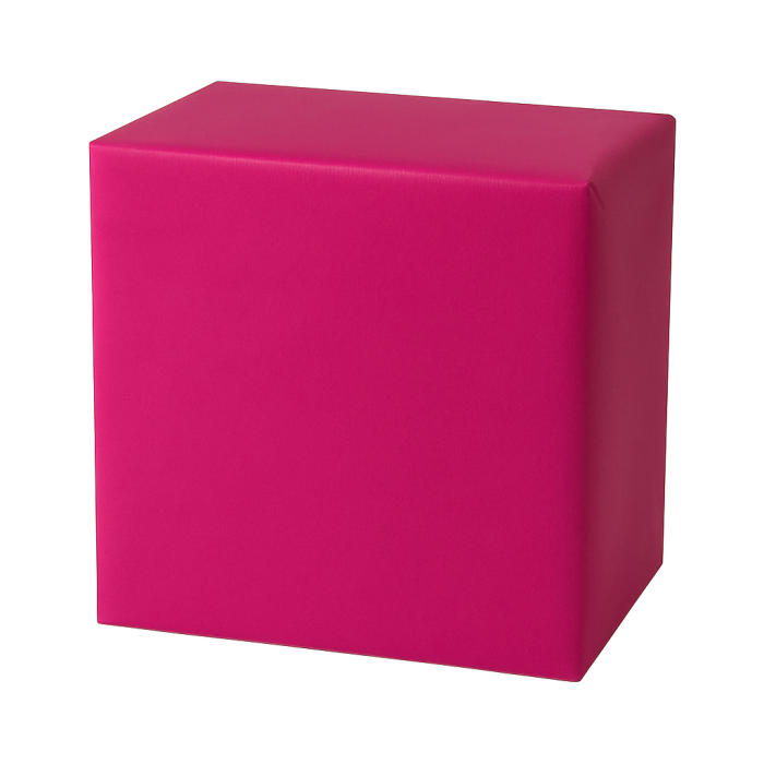 Gavepapir B 70 cm. Pink, kraftpapir. 100 mtr.