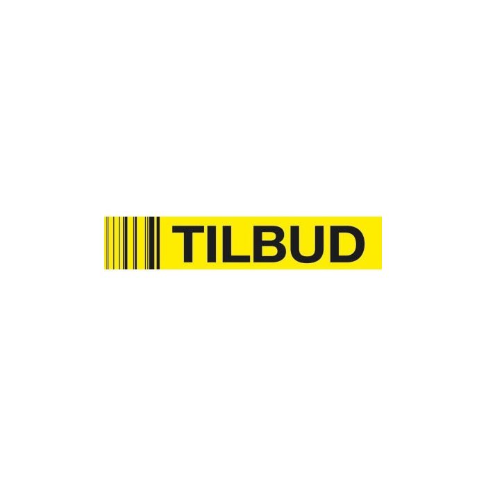 Tilbudsskilt til vindue i vakuumfolie 65x12