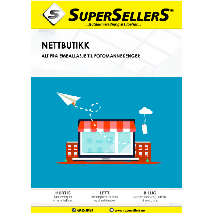Katalog med nettbutikk utstyr