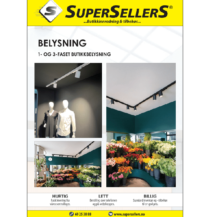 Katalog med belysning