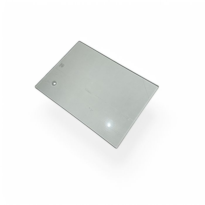 Fodplade i glas 30 x 42,5. Hul 12 mm. U/ spyd