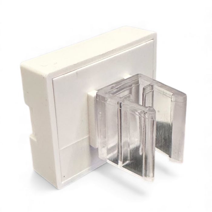 Magnetclips, vandret, B 3,5 x D 3 x H 3 cm, skilteholder til plastramme, klar