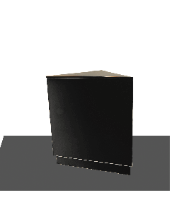 Basis Disk sort, hjørnemodul  60 x 60 x H96 cm
