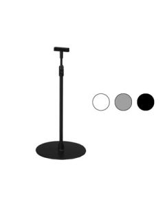 Rund stander Ø 18 x H 33-58 cm - teleskop. Velg farge