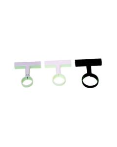 Rørclips m/T-stykke Ø25 mm. t/ plastramme. Velg farge