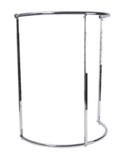 Buet klesstativ i krom - B 109 x D 61 x H 125-186 cm.