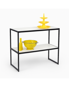 HAPPY! Opleggsbord med hvite melamin. B94 x D40 x H82 cm.