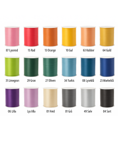 Gavebånd 10 mm x 250 mtr.  Blankt  "Poly".  Velg farge