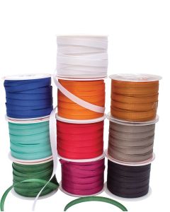 Satin bånd - B 9 mm x 50 mtr. Flere farger