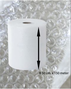 Bobleplast - B 50 cm. x 150 mtr.