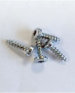 Sponskruer til Hylleknekte - 4x16 mm, 4 stk. , t/ Super-skinne
