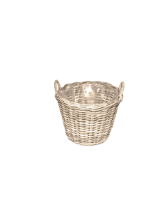 Løse kurv (pileflet) top Ø37 cm, bund Ø26 cm, H30 cm