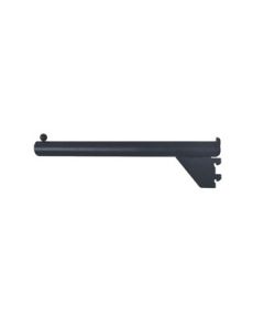 Iron Pipe, lige fronthæng, til vægsøjle, lige, sort, 30 cm
