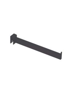 Iron Pipe, lige fronthæng, til dekostang, sort, 30 cm