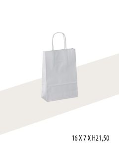 Papirpose - Liten - 50 stk. Hvit