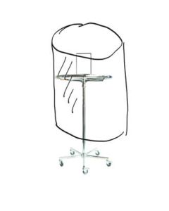 Regnhette t/ Rundtstativ Ø80 x H 150 cm. Klar plast