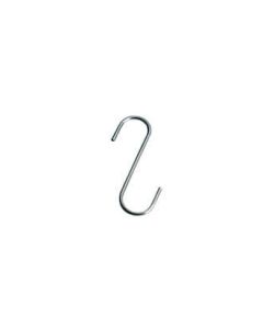 S-krok, krom, pk. med 100 stk., 6 cm