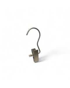 Støvlekryper - metall - 40 stk.1 klemme. Børstet statinkrom H 12 cm.