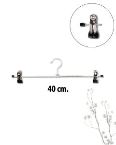 Metall klypehenger (B 40 cm) - 100 stk. *TILBUDSVARE*