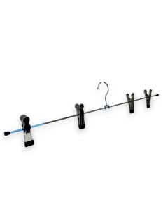 Metall klemmehenge (B 60 cm.) - 50 stk. 4 kryper. Sort