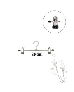 Metall klypehenger (B 30 cm) Sort dup *TILBUDSVARE* Min. Kjøb 300 stk.
