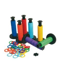 Showroom-ringe, stander med 50 ringe, Velg farge