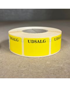 UDSALG merker. 1.000 stk. pr. rull