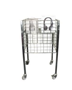 BOXER 1 - Salgskurv galvanisert. 50 x 50 x H 90 cm. Justerbar bunn
