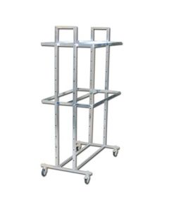 L5 dobbelt gateselger, galvanisert 90 x 55 x H170 cm
