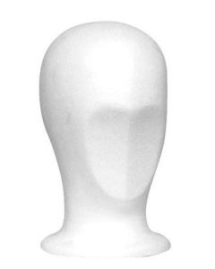 Isoporhoder, hvite uten ansikt, O56 x H26 cm
