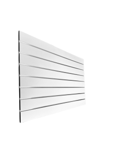 Rillepanel - 120 x 80 cm. - hvit - 10 cm. 1  stk. - Supersett, let tekstur