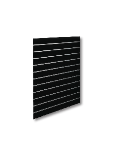 Rillepanel - Supersett (120 x 120 cm.) -  sort - 10 cm.