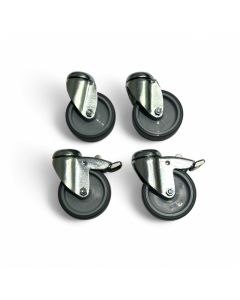 Hjulsett - 75 mm.