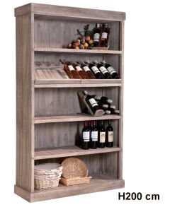Reol m/ 5 hyller - Heritage. B119 x D39 x H200 cm