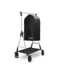 Soopl - Medium bags - Kollektionspose med kuffertlukning - sort, 48 x 40 x H90 cm. 